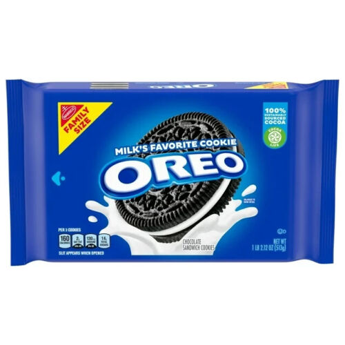 Biscuits sandwich au chocolat Nabisco Oreo 18,12 oz taille famille - Photo 1/1