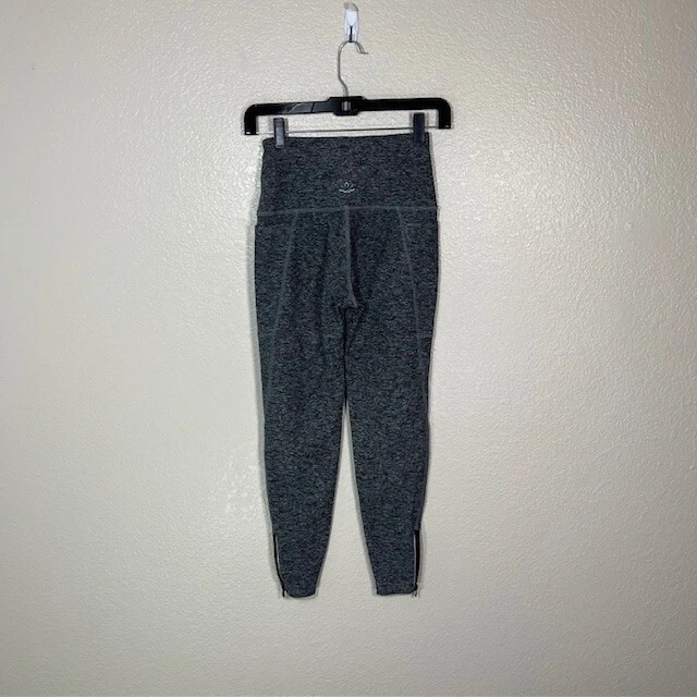 beyond-yoga spacedye ankle zip compression gym leggings