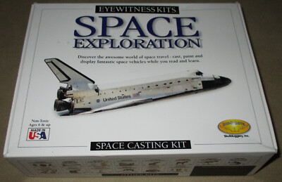 Eyewitness Kits Space Exploration Casting Kit - Shuttle & Apollo Model - READ
