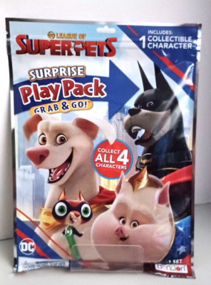 1 Pack -Surprise Play Pack- League Of SUPERPETS   DC  BRAND NEW SEALED