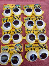 Lot of 8 Nickelodeon SpongeBob SquarePants Kids Silly Party Glasses NEW