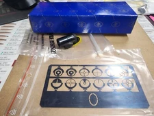 D Pedersoli Tunnel Sight with 12 Inserts Creedmoor Sharps Rolling