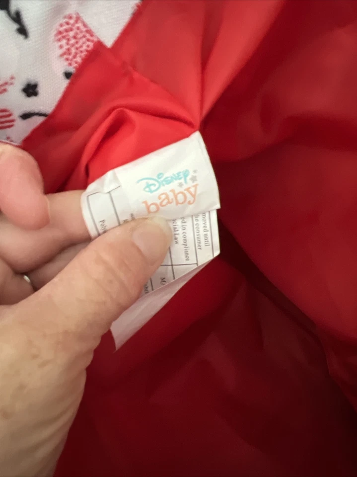 Disney Baby - Mickey Mouse - Bolsa de pañales para bebé - Niñas/Niños - Negro y Rojo Foto 3 de 4