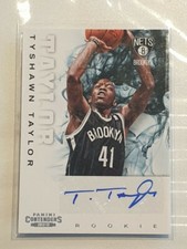 2012-13 Panini Contenders Tyshawn Taylor Rookie Autograph card - Brooklyn
