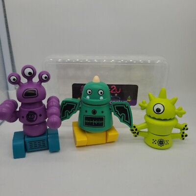 Robot for Kids 3 to 5 Years Old Monster Magnetic Blocks Stacking Transform Toy