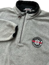 Vintage 90 s Nautica Competitive 1/4 Zip Sweatshirt Adult XL Gray Pullover Men s