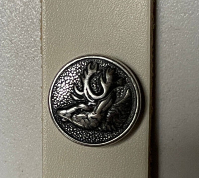 Pees Button Hirsch für ein Pees Lederarmband BTB 42