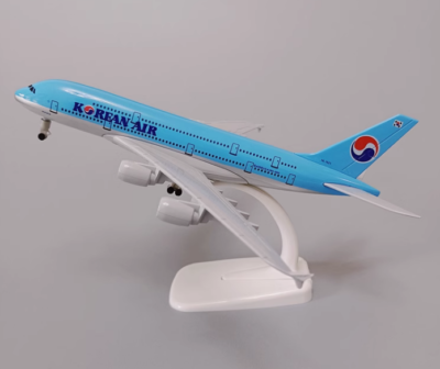 20CM KOREAN AIR AIRBUS A380-800 HL7621 Passenger Aircraft Diecast