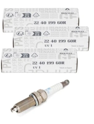 3 Candele Originali Renault Clio V Captur II Dacia Sandero II Duster 1.0 TCe GPL