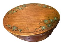 Beautiful Vintage Wooden Trinket Box With Lid