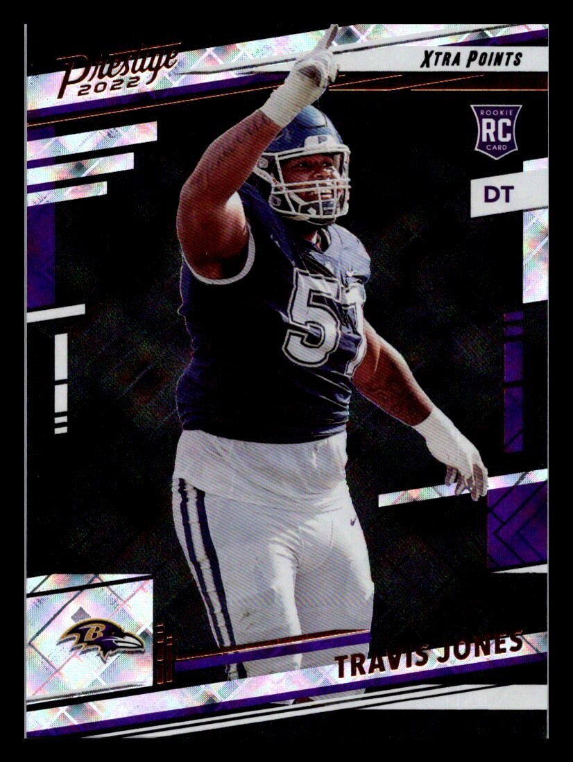 2022 Panini Prestige - Rookies Xtra Points Diamond #358 Travis Jones (RC)