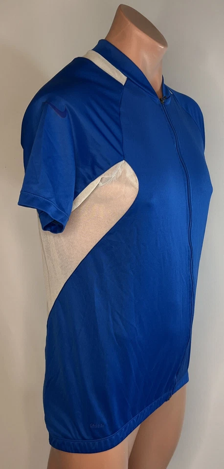 Camisa de Ciclismo NIKE Para Hombres Grande Bicicleta Malla Ventilada Bolsa Trasera Reflectante Ajuste Seco Foto 3 de 4