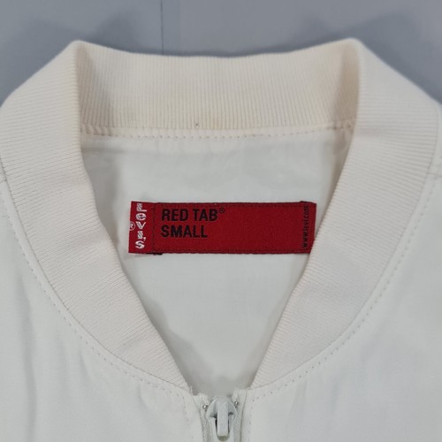 Levis Red Tab Womens Jacket White Small San Francisco LSC 64 State Park Varsity - Picture 4 of 11