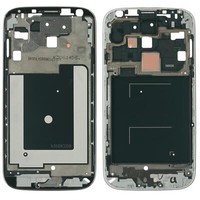Samsung Galaxy S4 GT- I9505 Display Lcd Frame A Housing Cover Brezel Silver