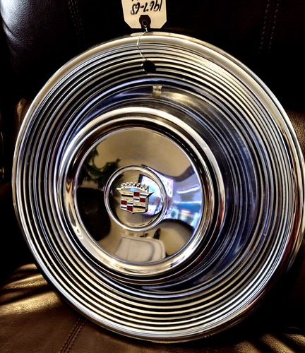 1960's Vintage Cadillac (Set of 4) Wheel Covers Hubcaps SUPER Shiny & Sharp! - Bild 2 von 11