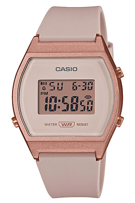 CASIO Digital Damenuhr Collection Roséfarben LW-204-4AEF