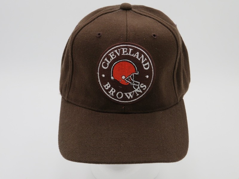 Vintage 90s NWOT AJD Cleveland Browns NFL Football Snapback Cap Hat Pro Line