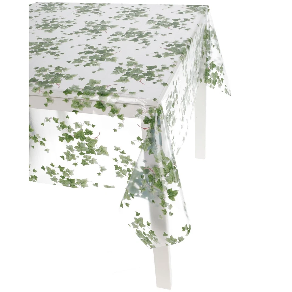 Tovaglia trasparente plastificata italiana CRISTALLO FANTASIA