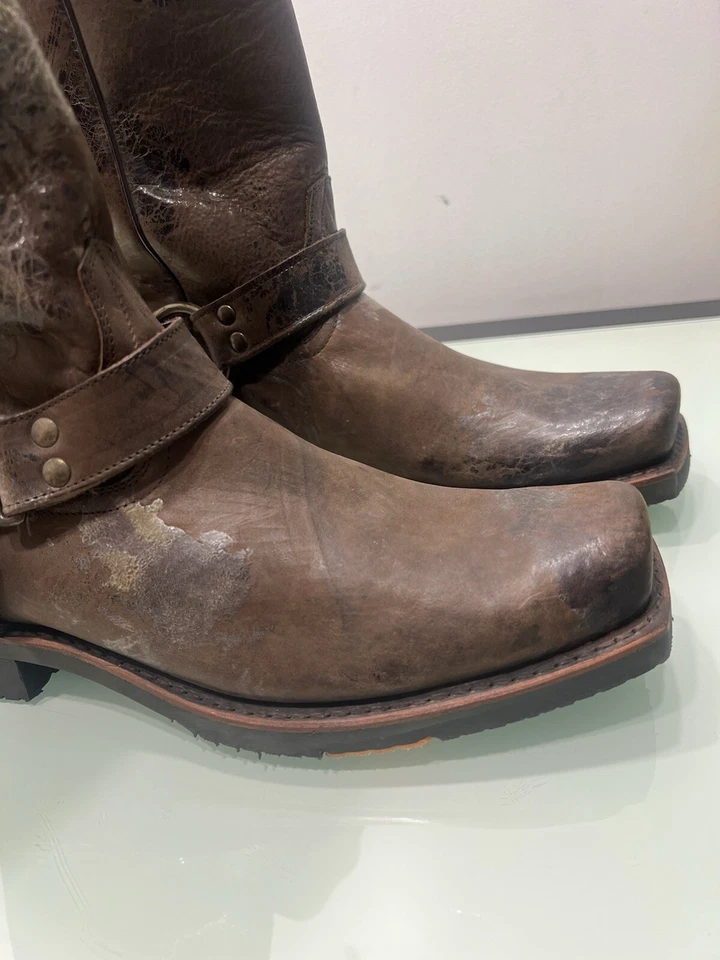 Botas Harley Davidson Sawyer para hombre 11 pulgadas marrón occidental talla 11 M Foto 2 de 4