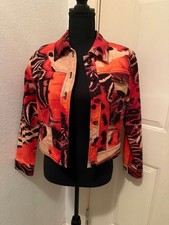 St. John Size Small Casual Cotton Jacket