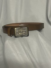 Levi's Vintage 70  s Label Women  s Slim Brown Harness leather belt 29   27-31 