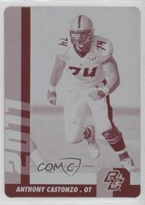 2011 Upper Deck Star Rookie Printing Plate Magenta 1/1 Anthony Castonzo #99 cr1