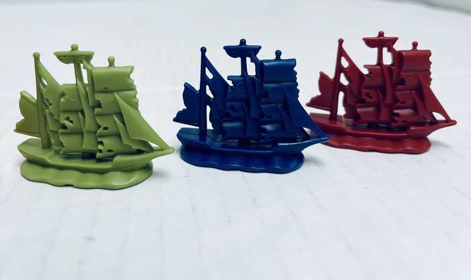PIRATES OF THE CARIBBEAN The Game Of Life Replacement Game Pieces Ships 5 Disney - Image 3 of 4