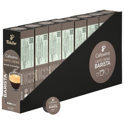 Tchibo Cafissimo Barista Caffè Crema Kapseln, 80 Stück (8 x 10 Kapseln)