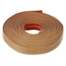 Wall Corner Protectors, Self-Adhesive Edge Guard, Yellow Wood 0.08"x0.8"x16 ft