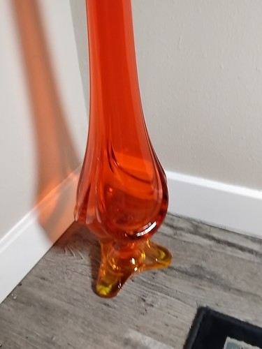 Wikinger Glas Drapierung drei Zehen Persimone Vase - Bild 6 von 20