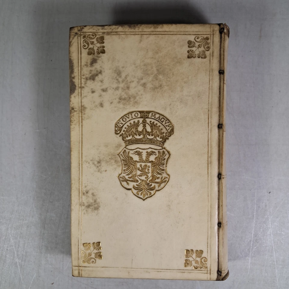 Hesiodi Ascraei 1701 Hardcover Antique Book Amsterdam In Latin - Image 3 of 4