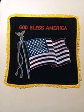 PATRIOTIC GOD BLESS AMERICA PILLOW SHAM / COVER