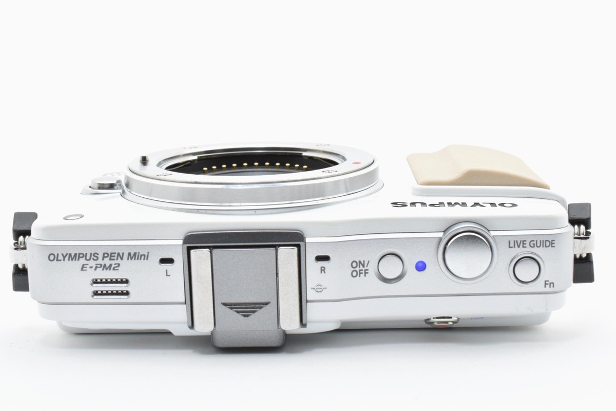 Olympus PEN Mini E-PM2 Whiite Mirrorless Camera From Japan [1555