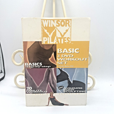 Winsor Pilates Basic - 3 Workout Set DVD, 2002, 3-Disc Set