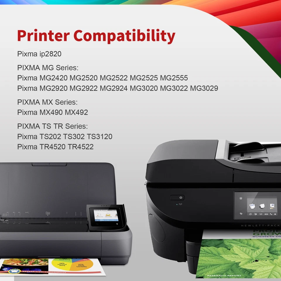 PG-245XL CL-246XL Ink Cartridge for Canon PIXMA MG2522 MG2520 TS3122 MX490 MX492 - Image 2 of 4