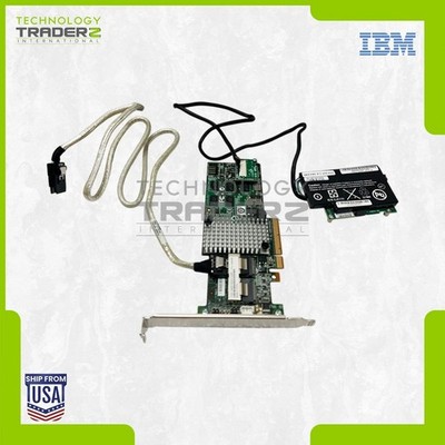 46M0851 IBM ServeRAID M5015 6Gbps SAS/SATA PCI-E RAID Controller W/ 1x 69Y2281