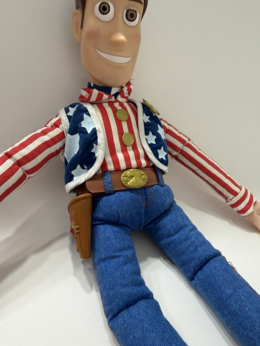 Toy Story & Beyond Patriotic Woody Talking Thinkway Sheriff Stars