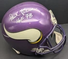 Paul Krause Minnesota Vikings Signed Riddell Full Size Helmet VSR4 Replica JSA!