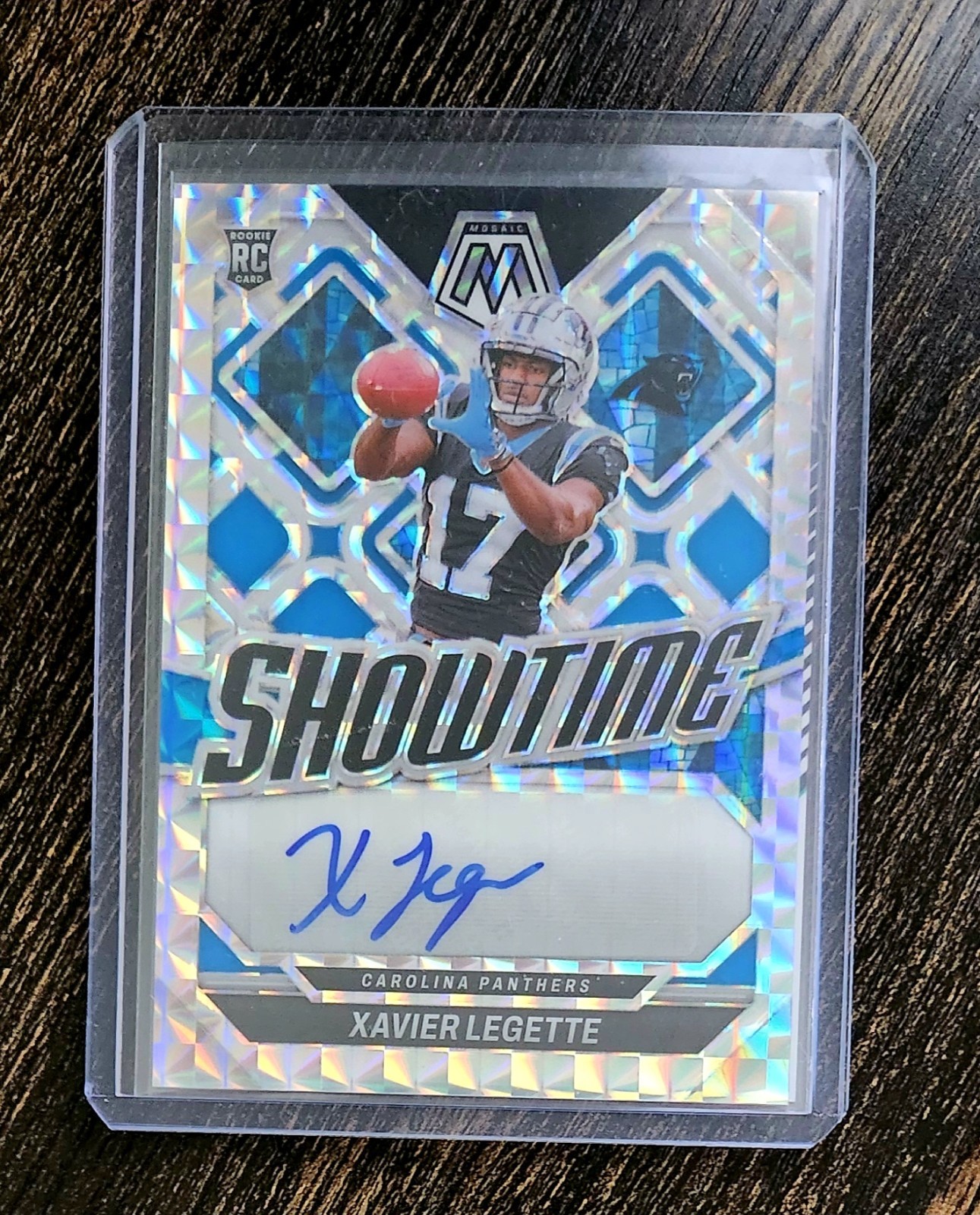 2024 Panini Mosaic - Showtime Signatures Xavier Legette #SS-XLE (AU, RC)