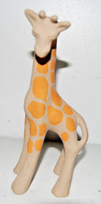 Vintage Handmade Clay Pottery Giraffe 7" Tall African Animal Sculpture