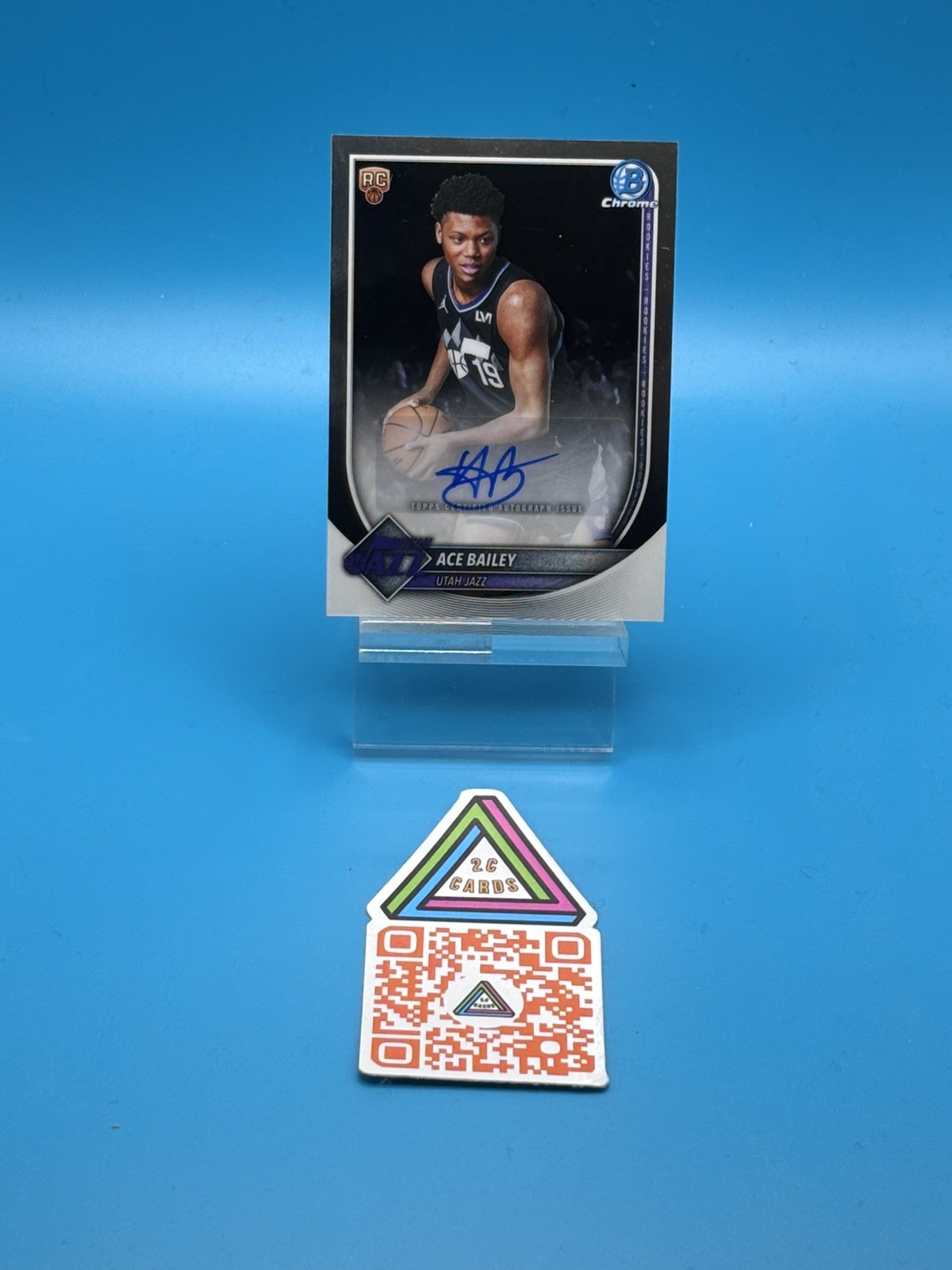2025-26 BOWMAN CHROME ACE BAILEY ROOKIE AUTO #BCA-AB