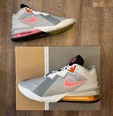Nike LeBron 18 XVIII Low x Space Jam Bugs vs Marvin Size 14