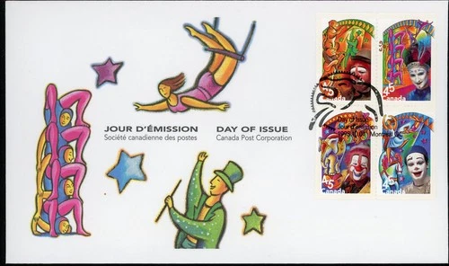 CANADA 1998 THE CIRCUS #1760ai FIRST DAY COVER !! M46