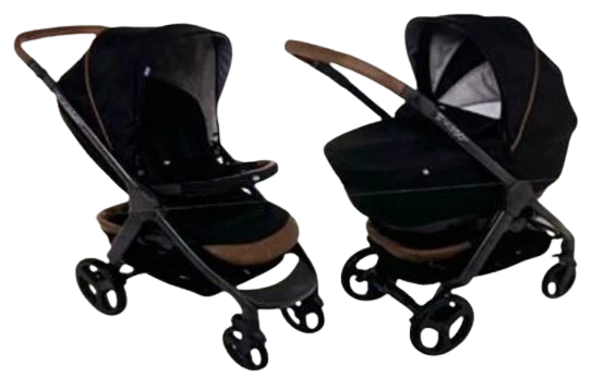 Chicco Duo Stylego Up Crossover Pure Black Kinderwagen Buggy 2in1 Kombi Kinder - Bild 1 von 4