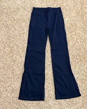 Stelle Girls Wide Leg Pants Size M Navy Blue 