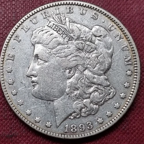 1893 Morgan Dollar 1$ XF+ #98397