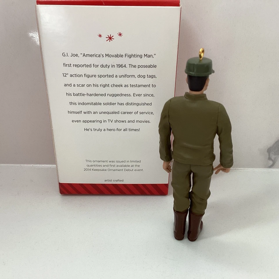 2014 Hallmark Keepsake Ornament MIB Hasbro GI Joe 50th Anniversary  - Image 3 of 3