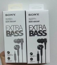 SONY MDR-XB55AP Bass Booster In-Ear Wired Headphones In-line Remote Mic 2 Colors