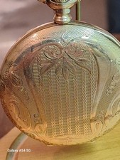 Hampden Pocket Watch Model 5 Grade 99 Watch 15 Jewels s16 Gold Filled Hunter.