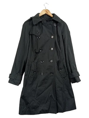 London Fog Trench-coat Femme Noir Classique 38 Élégant (EU 38, INT M) - Photo 1/4